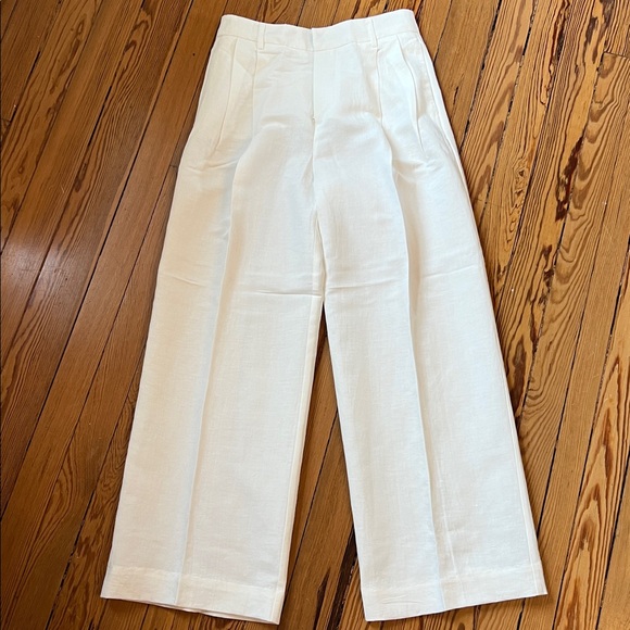 Zara Pants - Zara White Wide Leg Pants